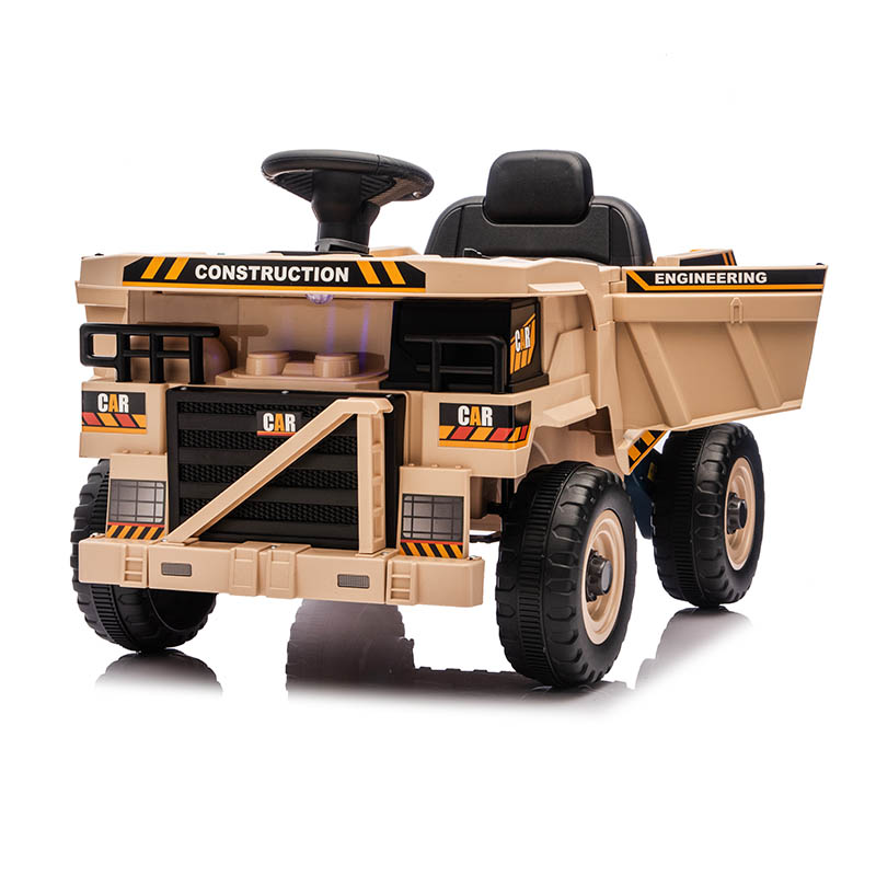 12V 2WD Kids Construction Truck Ride-On dengan pemain MP3