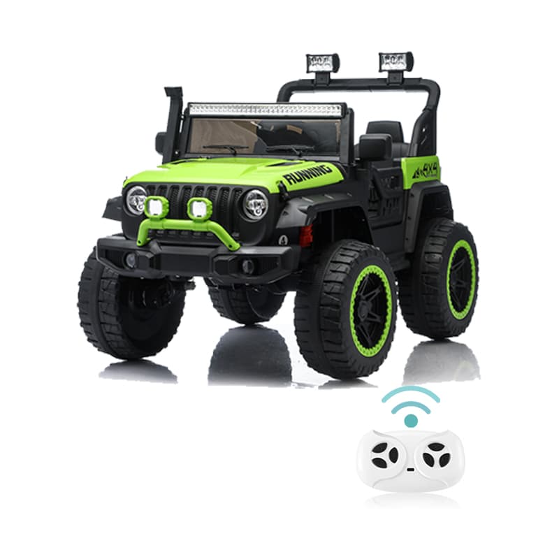 12V 4WD Kids Jeep Ride-On dengan Alat Kawalan Jauh & pemain MP3