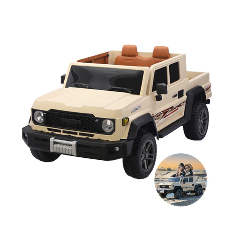 Kereta Tunggangan Kanak-kanak 12V 4WD dengan Katil Kargo Belakang