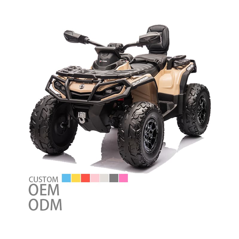 12V Kanak-kanak Berlesen Dikuasakan Bateri ATV Ride-On