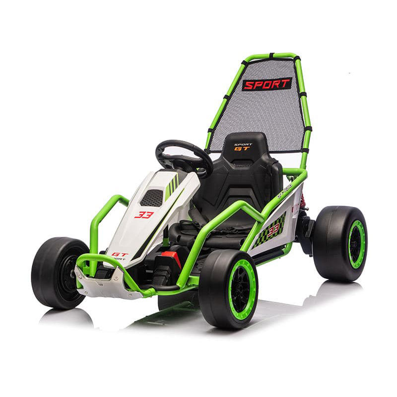 12V Kids Electric Drift Ride-On Go Kart dengan Muzik Bluetooth