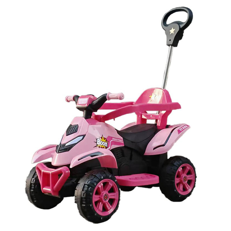 ATV Elektrik Kanak-kanak 6V dengan Pemegang Tolak, Lampu & Muzik