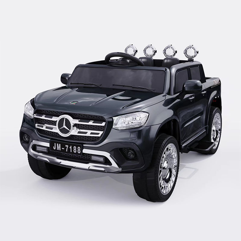12V Four-Wheel Drive Police Ride-On Vehicle with Rear Dump Bed